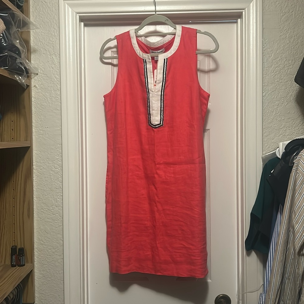Tommy Bahama Pink Linen Dress New with Tags (S)